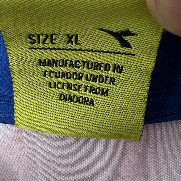 S.D. QUITO Ecuador 2009 Soccer SHIRT Jersey Size XL DIADORA OFFICIAL RARE - Picture 9 of 11